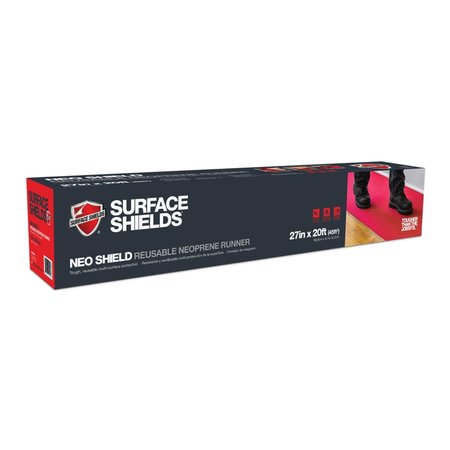 Surface Shields NeoShield Floor Protection 1.5 mil X 27 in. W X 20 ft. L Rubber Red 1 NSR2720